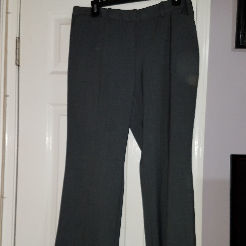 Gray dress trouser pants